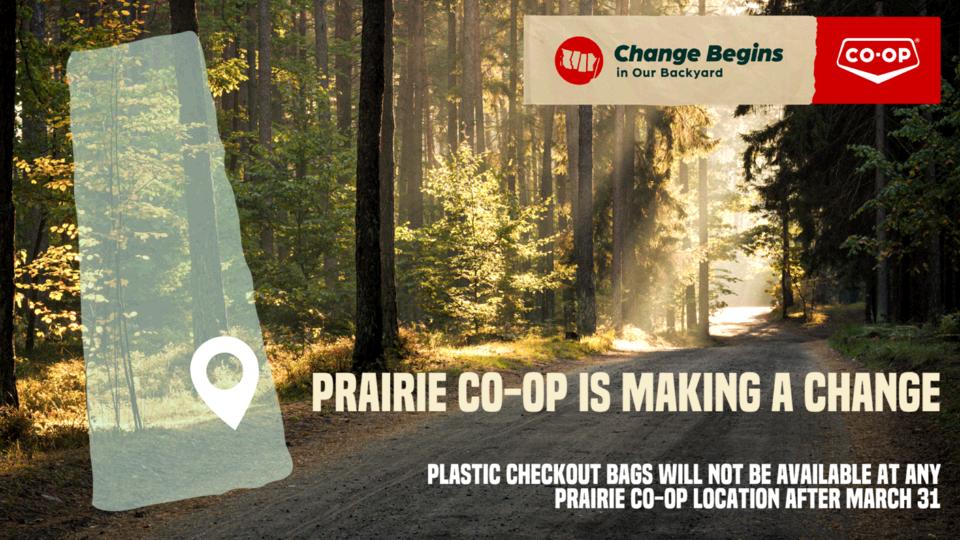 Plastic Bag Elimination by March 31 Prairie Coop